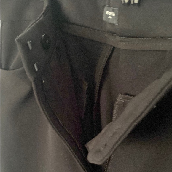 Express Editor Skinny Black Tapered Trousers with Modern Fit - Picture 3 of 9